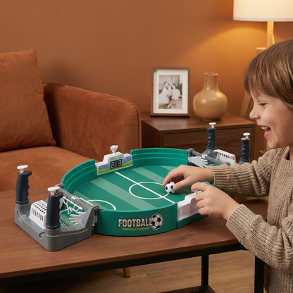 Mini Table Football Game with Slider Controls and Built in Scoreboard for Kids and Adults