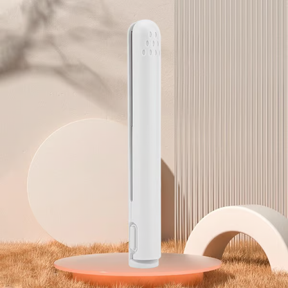 Portable Hair Curling and Straightening Iron with Ceramic Heating Panel and Floating Technology