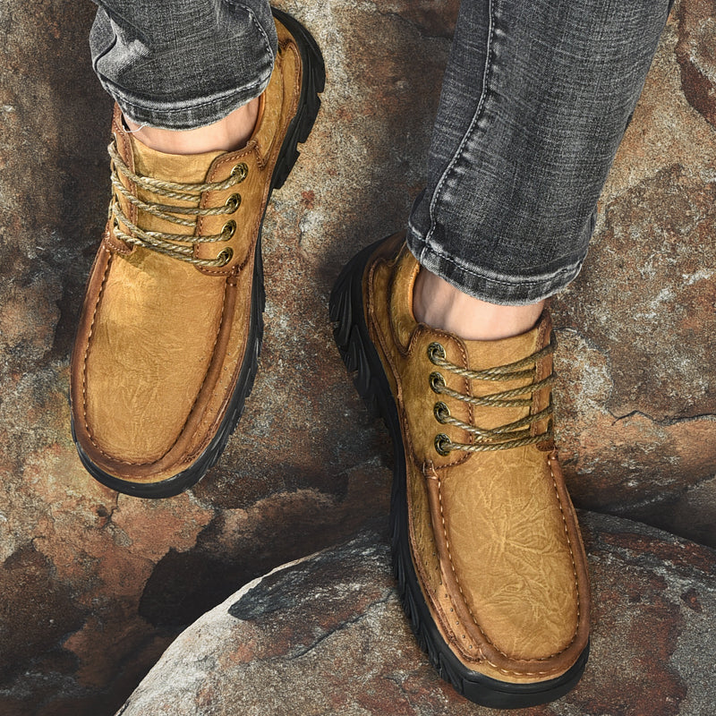 Premium women's brown leather orthopedic boots, ensuring long-lasting comfort and style