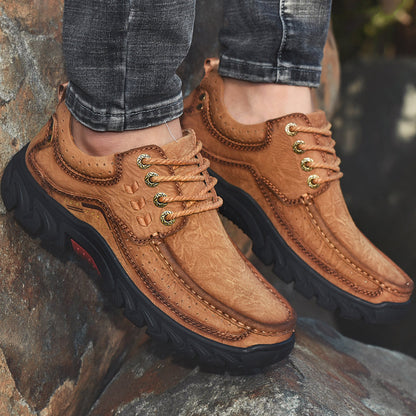 Women's orthopedic brown leather boots, promoting better circulation through comfortable support