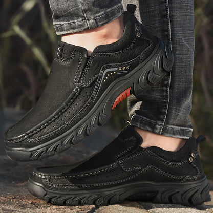 Women's orthopedic black leather boots, featuring a removable insole for custom comfort