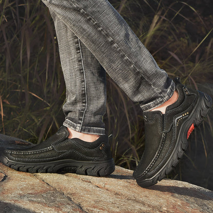 Women's orthopedic black leather boots, combining practicality with refined, comfortable aesthetics