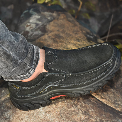 Women's orthopedic brown leather boots, a stylish choice for comfortable long hours on feet