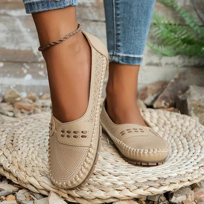 Image of Women's Perforated Slip-On Loafers